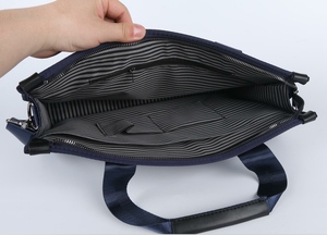 Người Đàn Ông Của 15 Inch Tay Áo Trường Hợp Cặp Máy Tính Xách Tay Túi Xách Dây Kéo 16 Inch Cặp Nylon Túi Mềm Cho Cuộc Họp Kinh Doanh Giá Rẻ Túi Cũ - Product Image 4