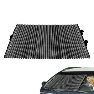 Auto Intrekbare Voorruit Zonnescherm Anti-uv Auto Voorraam Gordijn Zonnescherm Folie Opvouwbare Beschermer Covers 45/65/70/80Cm