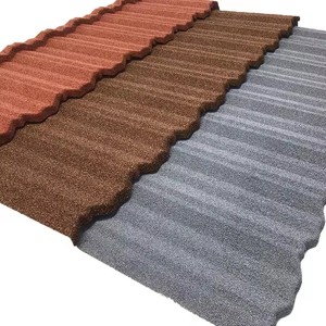 Tejas de Acero con Recubrimiento de Piedra de Colores, Láminas Metálicas para Techos con Bache, Precio Económico de Fabricante Chino - Product Image 4