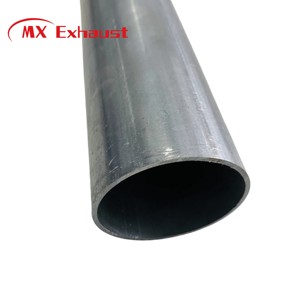 <span class=keywords><strong>Tubo</strong></span> in Acciaio Saldato Alluminizzato Rivestito in Silicio e Alluminio 2'' 1.5mm per Silenziatore di Auto e Camion - Product Image 3