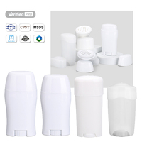 Tube vide personnalisé en PP de 15g pour shampoing, déodorant et lotion, forme plate, rechargeable, emballage cosmétique durable avec LOGO