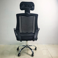 Chaise de bureau ergonomique moderne et minimaliste, réglable en hauteur, pour le loisir, la famille, l'étude, avec cadre métallique et siège pivotant