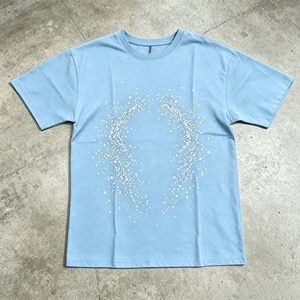 Custom Men's Short Sleeve T-Shirt O-Neck Casual Regular Fit Cotton <b>Tops</b> for Summer - Product Image 5