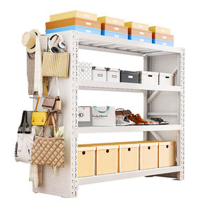 מחיר המפעל חומר מתכת רצפה עומד על לוח תצוגה עבור כלים חנות peg לוח מדפים - Product Image 4