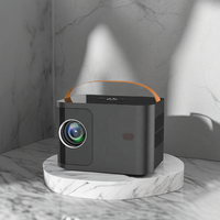 Mini projecteur de poche 200 lumens LED LCD Android 9 1080P HIFI Stéréo Haut-parleurs intégrés Home Cinéma Projecteur amusant pour enfants