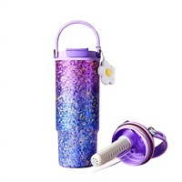 Tumbler Titanium 480ml Dinding Ganda Vakum Terisolasi 12-24 Jam Isolasi Termal Anti Bocor Bebas BPA Tidak Mentransfer Rasa Teh