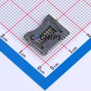 TF-124-ACP10 SD Card / Memory Card Connector SMD Connector Plug-In Type MicroSD Card (TF Card) Card Holder 1.85mm - Product Image 2