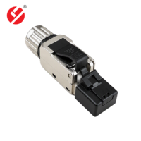 Connecteur RJ45 sans outil Cat6A/6/5E FTP STP pour terminaison sur site, idéal pour le câblage réseau et l'assemblage de cordons de brassage
