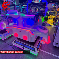 Jeu d'arcade de tir à monnayeur en promotion, monoplace, écran LCD 22 pouces, simulateur de vol et de tir pour centres de divertissement et centres commerciaux, OEM