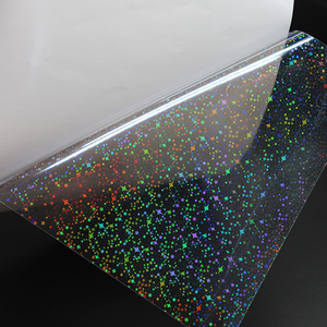 Película Laminada en Frío Holográfica Transparente Autoadhesiva BOPP <span class=keywords><strong>de</strong></span> Alto Brillo Tamaño A4, Resistente a la Humedad, para Marcos <span class=keywords><strong>de</strong></span> Fotos Industriales - Product Image 1