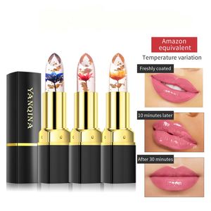 Baume à lèvres premium à la gelée florale, changeant de couleur selon la température |   Gloss à lèvres magique longue tenue - Product Image 6