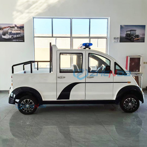 Vente directe d'usine - Voiture de patrouille électrique - Voiture de patrouille scolaire avec lumière d'avertissement et interphone avec mégaphone - Voiture de patrouille électrique - Product Image 3
