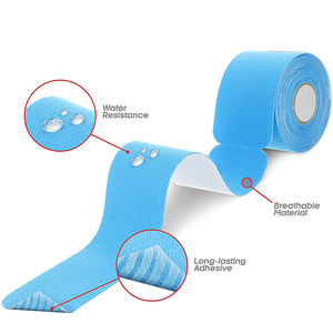 BLUENJOY Totalmente Certificado de alta calidad de algodón impermeable hipoalergénico precortado Kinesiología Kynesio <span class=keywords><strong>Kine</strong></span> SiO Sports Muscle Tape - Product Image 4