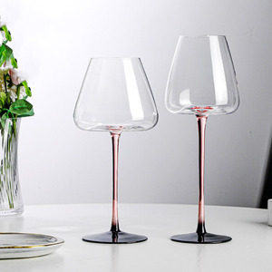 <span class=keywords><strong>Gobelet</strong></span> de Bourgogne de luxe haut de gamme, cadeau d'anniversaire, verre en cristal rose pour filles, verre à vin rouge - Product Image 4