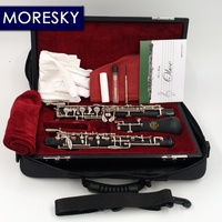 MORESKY Professional Customizable C Key Oboe Semi-Automatic Style ABS Resin Body Cupronickel Silver/Gold/Nickel-Plate S01 3.28