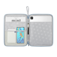 Portable Unisexe En Gros Personnalisé Universel Ordinateur Portable Pochette D'ordinateur Zipper Case Sac En Cuir PU Couverture D'ordinateur Portable avec Poignée