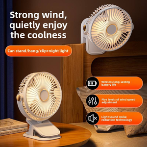Ventilateur portable multifonctionnel à 3 modes, essentiels pour les voyages <span class=keywords><strong>de</strong></span> bébé, faible bruit, ventilateur <span class=keywords><strong>de</strong></span> bureau, ventilateur <span class=keywords><strong>de</strong></span> refroidissement - Product Image 5