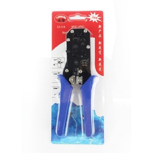 Herramienta de crimpado de cables Yonbang Sz-318 8P6C 6P6C, pelacables y cortador para cableado de red y teléfono, ideal para proyectos de bricolaje. - Product Image 5