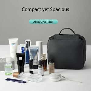 Borsa da Toilette 2 in 1 Ecologica da Viaggio, Portatile e Appendibile con Pochette Staccabile per Bagno, Viaggi e Lavoro - Product Image 4