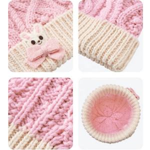 Bonnets en acrylique personnalisés avec broderie camouflage, doux et chauds, en tricot, pour bébés, enfants, tout-petits, unisexes, mignons et épais pour l'hiver - Product Image 2