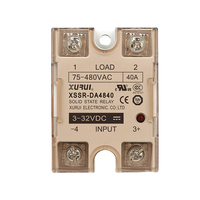 Nouveau relais à l'état solide monophasé de 5amp à 200amp, tension cd vers AC, AC, cc vers DC SSR