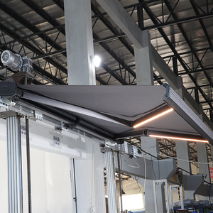Auvent de porte pliable rétractable en aluminium fixé au mur et pare-soleil de fenêtre - Product Image 3