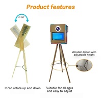 High-end printer kamera pendukung layar sentuh iPad Stan foto cermin untuk perlengkapan fotografi pesta cetak foto Cepat
