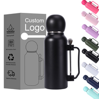 Thermos à yerba mate personnalisé de 1300 ml, flacons isothermes à thé, en acier inoxydable, bouteille d'eau chaude isolée avec logo laser