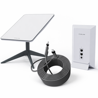 Câble de remplacement haute performance pour routeur Starlink Gen 2, CAT5E FTP blindé, connecteurs USB droits + coudés, 2m/30m