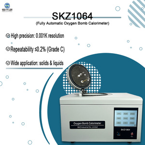 Calorimètre à <span class=keywords><strong>bombe</strong></span> à oxygène SKZ1064 OEM personnalisable, précision ±60J/g, pression 20MPa, en acier inoxydable - Product Image 1