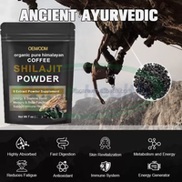 Poudre d'extrait de Shilajit naturel Ausreson suppléments de boisson énergisante café aux champignons Shilajit de l'Himalaya pur