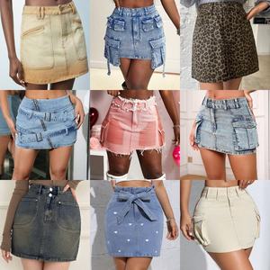 Shorts de mezclilla elásticos rasgados de talla grande para mujer, transpirables, estilo vintage, con estampado de moda para verano, para chicas y damas de talla grande. - Product Image 3
