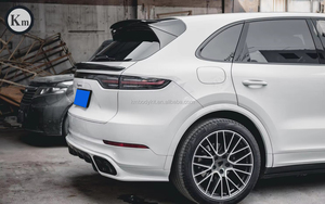 KM for Cayenne 2018-2023 Electronic <strong>Spoiler</strong> Trunk Wing Top <strong>Spoiler</strong> 9Y0.1 E3.1 Upgrade Original Style Turbo <strong>Spoiler</strong> 2019 2020 - Product Image 4