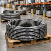 Câble en acier au carbone avec âme solide pour tirants structurels et étais de tension de construction