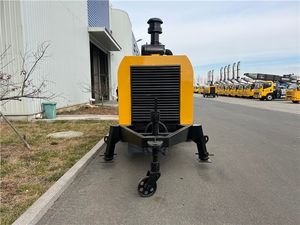 ปั๊มคอนกรีตแบบลากจูง ยี่ห้อ JIUHE ประสิทธิภาพสูง คุณภาพเยี่ยม รุ่น DHBT50 60 80 100 ซีรีส์ - Product Image 3