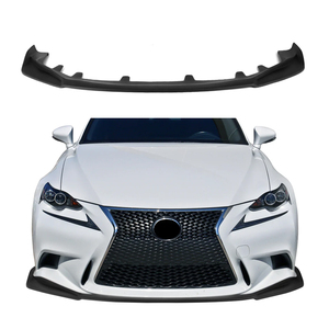 Kits de carrosserie pour IS 200 IS 300 2014-2020, en plastique ABS noir, lèvre avant et spoiler avant sans couleur, IS350 IS 350h - Product Image 6