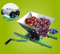 Broyeur de fruits et de pommes 7L broyeur de presse-agrumes manuel/pulpeur de fruits portable pour le pressage du vin et du cidre