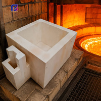 Bloc creux réfractaire en AZS 33 fondu de qualité PT, pour usage en four à verre (port, cou, paroi et régénérateur)