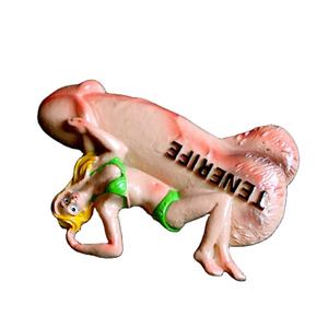 Оптовая продажа, индивидуальный дизайн, туристический сувенир, ручной работы, сексуальный магнит на холодильник для девушек - Product Image 1