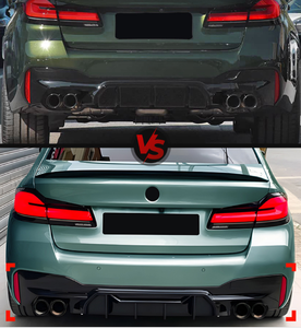 Diffusore Posteriore in Fibra di Carbonio per BMW Serie 5 G30 G38 M Sport 2017-2023, Stile M5, Spoiler in FRP - Product Image 2