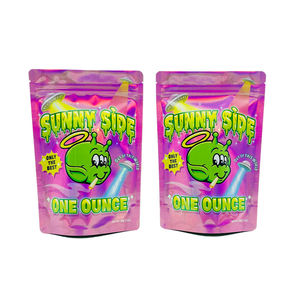 Bolsas de Película de Poliéster Holográficas Autoportantes, Reutilizables, Selladas, Antiolor, para Granos Extranjeros, de 3.5g, 8oz, 1lb, Impresión Personalizada, en Existencia - Product Image 6