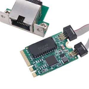 M2 RJ45 Network Adapter RTL8125BG Chip M.2 Gigabit Ethernet Network Card 2.5G/1000/100Mbps PCIE Bus Network Card
