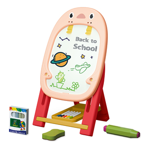 2021 Educatief Speelgoed Draagbare Kinderen Dubbele Schrijven Tekentafel Speelgoed Voor Kinderen - Product Image 4