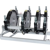 Nouvel équipement de soudage par fusion bout à bout professionnel portable pour tuyaux 250 mm Haisha HSX6-250 HDPE 63-250 mm hydraulique CE 148 kg