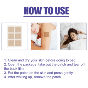 Jaysuing para facilitar la noche y la <span class=keywords><strong>paz</strong></span> del cuerpo Cuidado del brazo Parches para dormir - Product Image 5