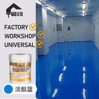 Peinture époxy professionnelle pour sols, revêtements de haute qualité, peinture acrylique à base d'eau pour parkings, sous-sols