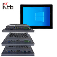 Panel PC Industrial Táctil Capacitivo Sin Ventilador KTB PE X86, 10.4/12.1 Pulgadas HD IP65, Windows 10/11 Integrado