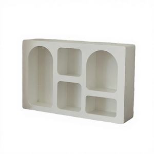 Étagère murale en bois rose moderne, petite bibliothèque de rangement pour chambre à coucher, salon, meubles de maison - Product Image 2