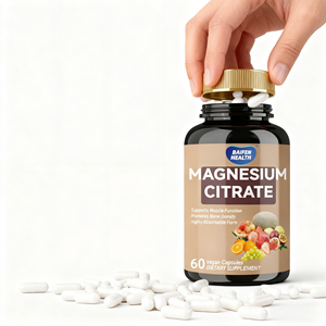 Capsule di Citrato di Magnesio OEM per Adulti, Integratore di Zinco e Glicina per Ossa, Cuore, Articolazioni e Supporto Immunitario, 60 Capsule, Supporto Energetico - Product Image 4