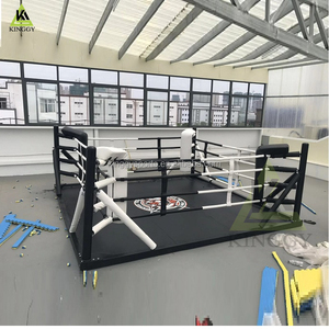 <span class=keywords><strong>Ring</strong></span> de boxe surélevé professionnel personnalisé pour <span class=keywords><strong>MMA</strong></span>, en acier structurel robuste, pour arène de combat durable - Product Image 6
